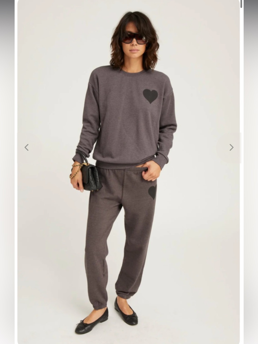 SPRWMN
CHARCOAL HEART SWEATPANTS